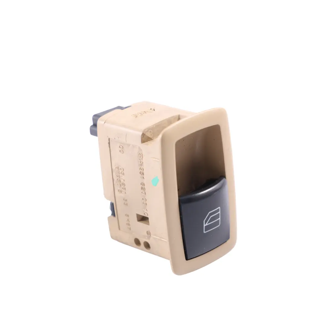 Interruptor Control Elevalunas Buckskin para Mercedes W169 W245 W251 con número de pieza A2518200510 Mercedes W169 W245 W251 Interruptor Control Elevalunas Buckskin - SKU A2518200510-4 - Número de pieza A2518200510