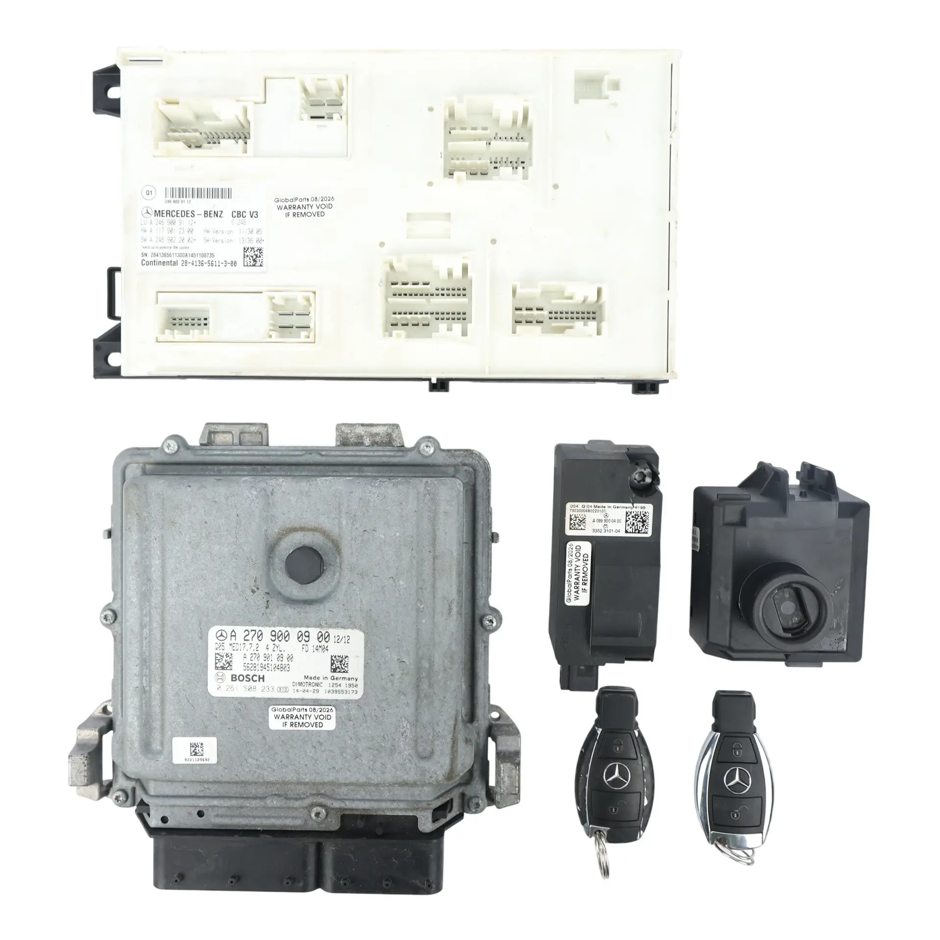 Mercedes W176 A180 270.910 BlueEFFICIENCY 122HP Engine ECU A2709000900 Manual