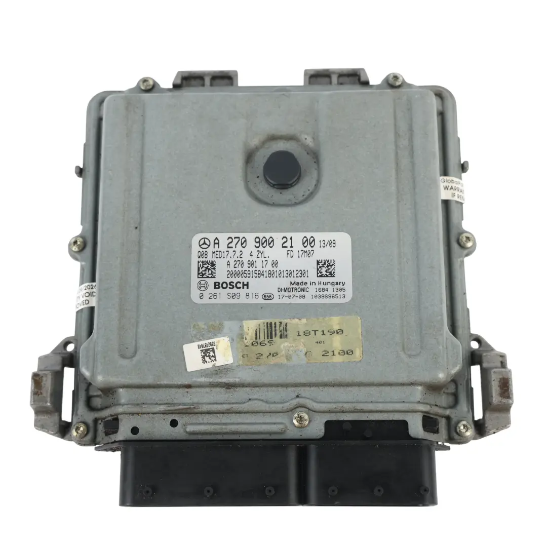 CLA45 AMG 4Matic M133.980 Engine Control ECU Kit Key to Mercedes C117 with Part number A2709002100 Mercedes C117 CLA45 AMG 4Matic M133.980 Engine Control ECU Kit Key - SKU A2709002100-8 - Part number A2709002100
