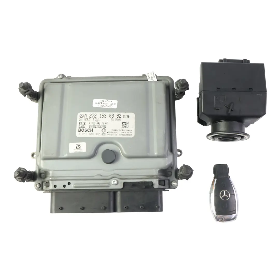 Kit ECU Control Motor M272.920 204HP Automático para Mercedes CL203 con número de pieza A2721530392 Mercedes CL203 Kit ECU Control Motor M272.920 204HP Automático - SKU A2721530392 - Número de pieza A2721530392