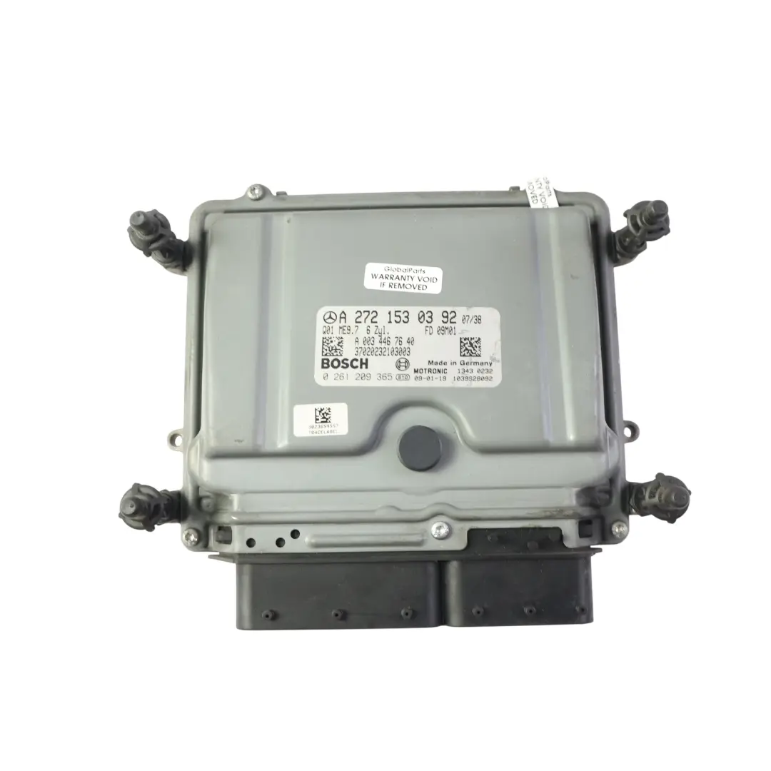 Mercedes CL203 Kit ECU Control Motor M272.920 204HP Automático - SKU A2721530392 - Número de pieza A2721530392