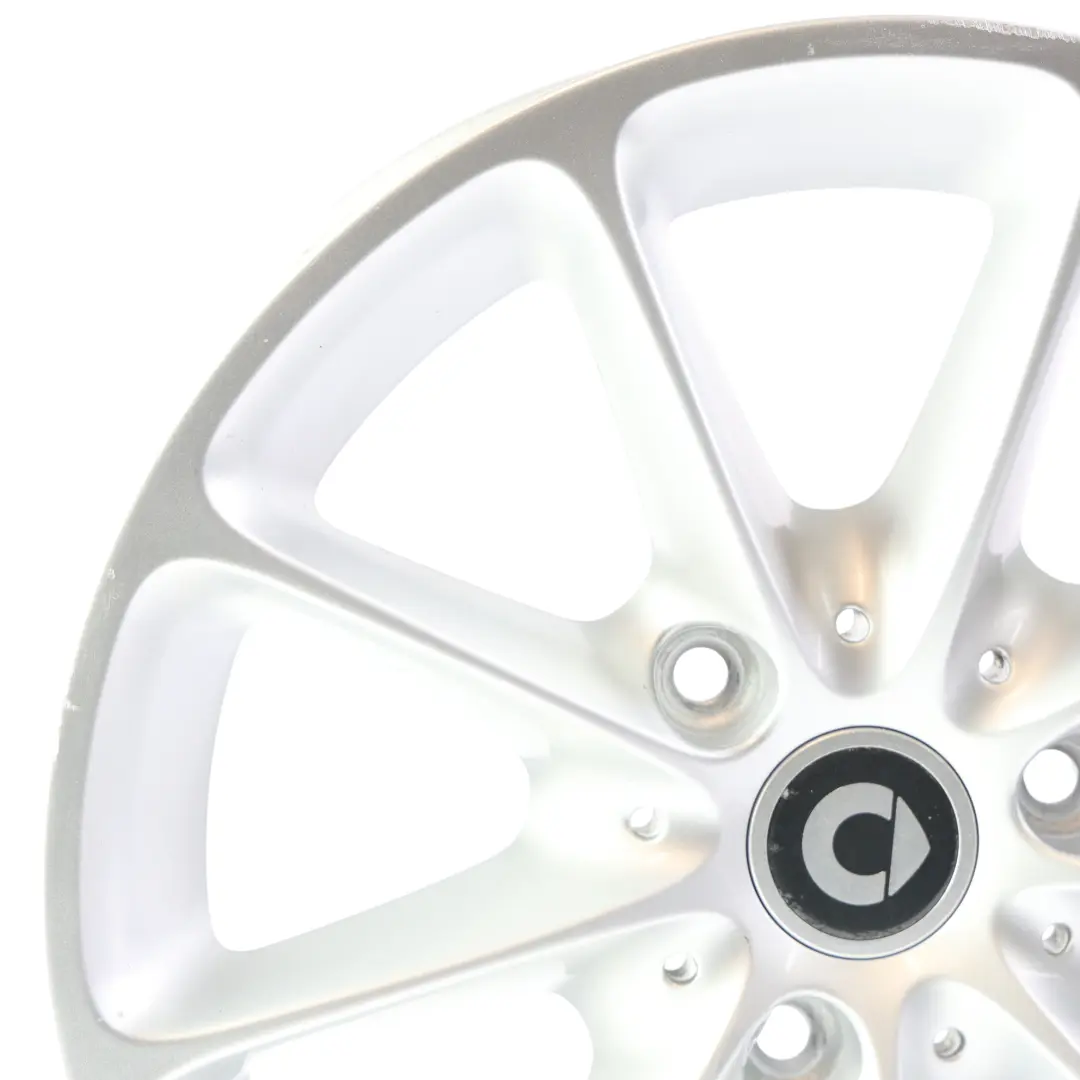 Smart Fortwo 451 Rear Alloy Wheel Rim Silver 15" 5,5J 3X112 ET22 - SKU A4514010502-3 - Part number A4514010502