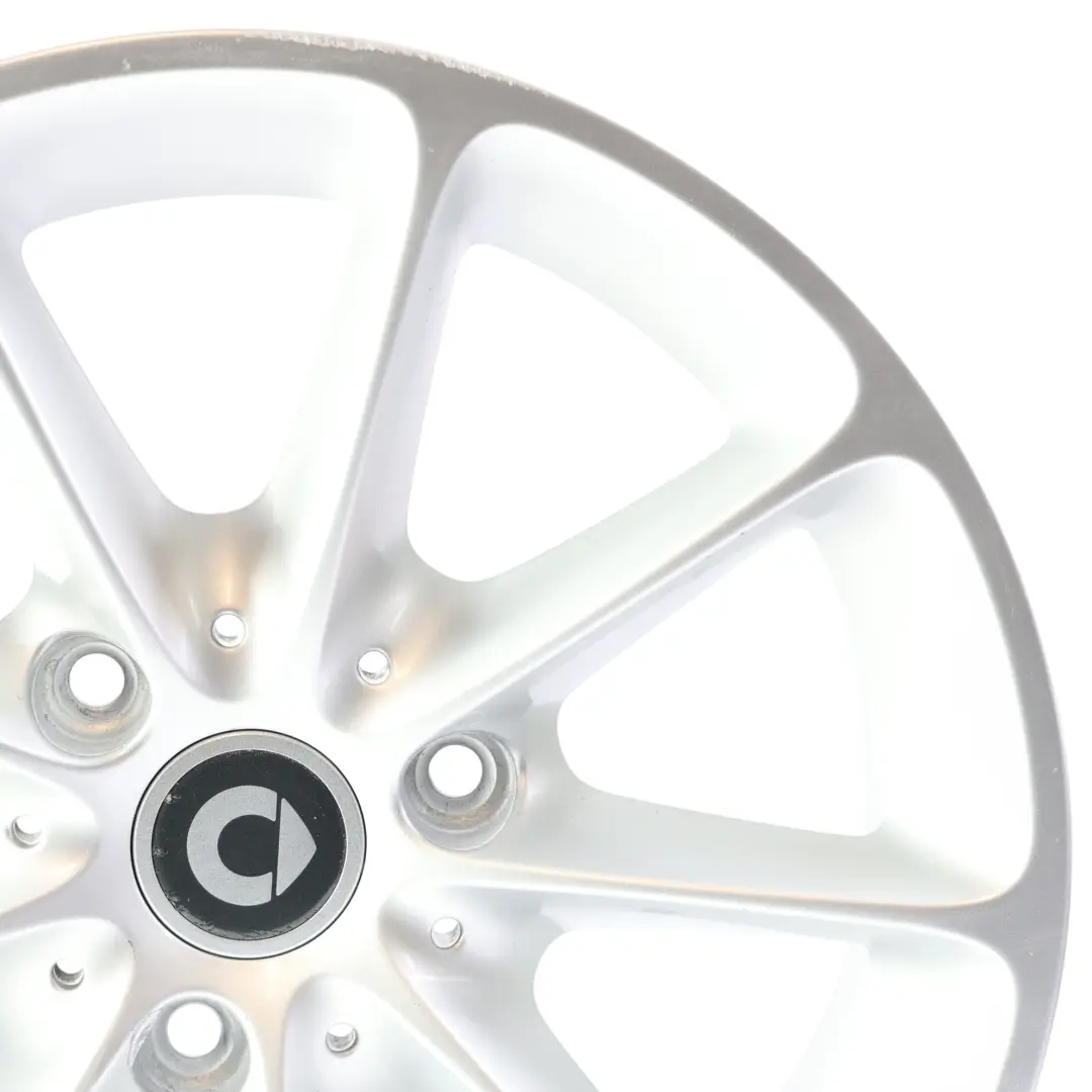 Smart Fortwo 451 Rear Alloy Wheel Rim Silver 15" 5,5J 3X112 ET22 - SKU A4514010502-3 - Part number A4514010502