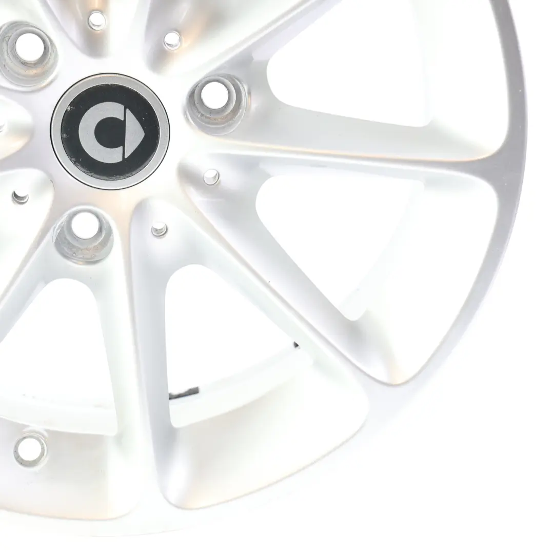 Alloy Wheel Rim Silver 15" 5,5J 3X112 ET22 to Smart Fortwo 451 Rear with Part number A4514010502 Smart Fortwo 451 Rear Alloy Wheel Rim Silver 15" 5,5J 3X112 ET22 - SKU A4514010502-3 - Part number A4514010502