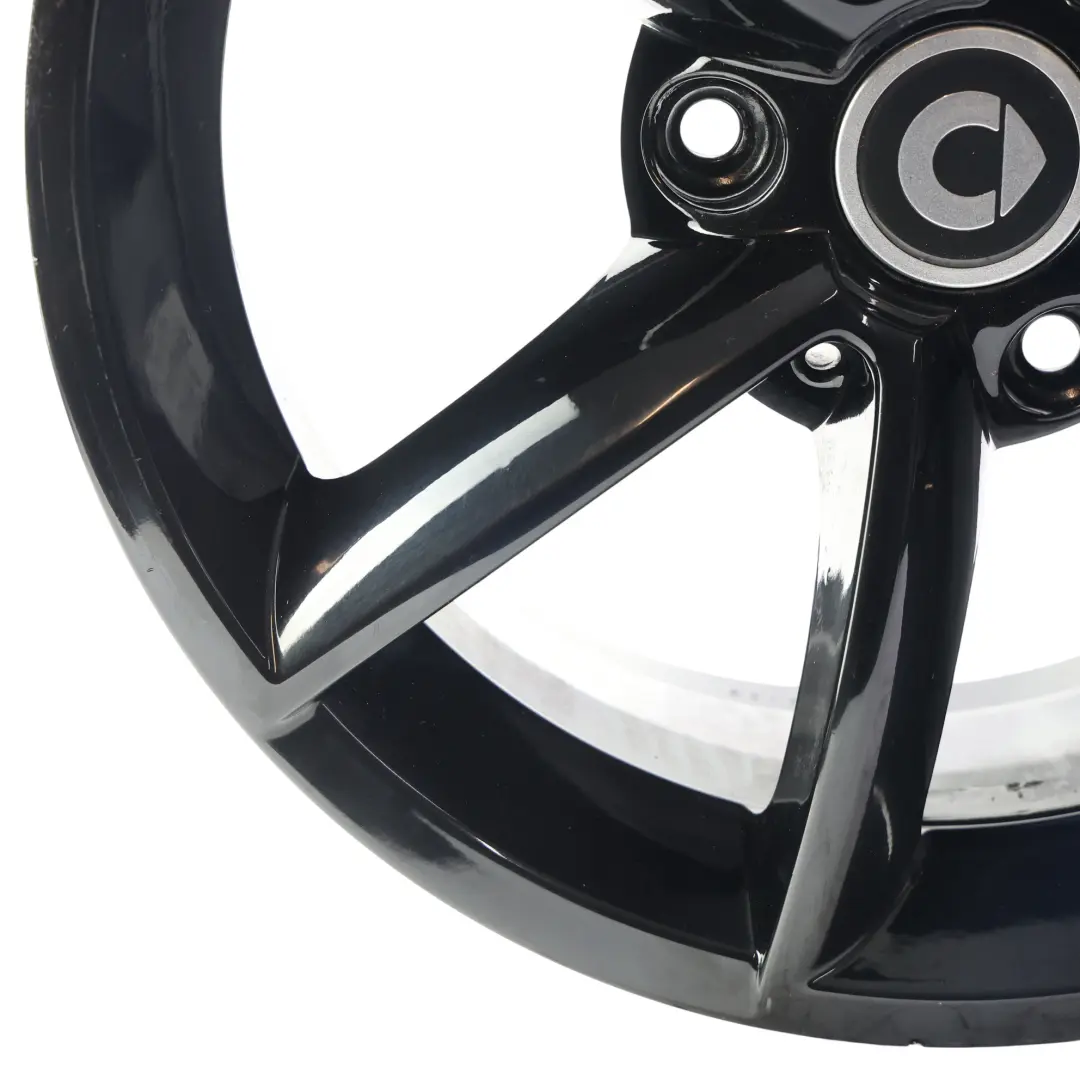 Alu Felge Hinten Schwarz 15" 6,5J ET:34,5 für Smart Fortwo 451 mit Teilenummer A4514013202 Smart Fortwo 451 Alu Felge Hinten Schwarz 15" 6,5J ET:34,5 - SKU A4514013202-1 - Teilenummer A4514013202