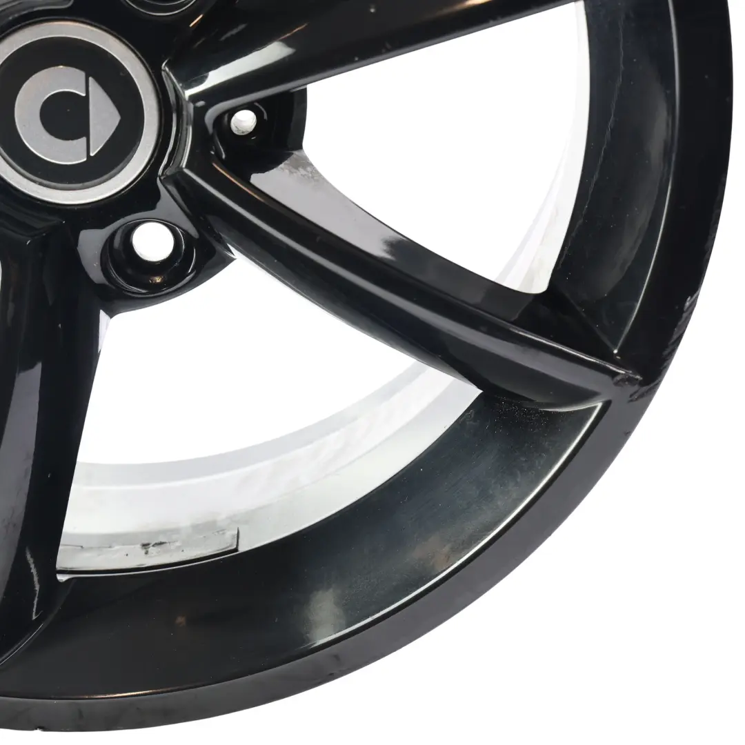 Alu Felge Hinten Schwarz 15" 6,5J ET:34,5 für Smart Fortwo 451 mit Teilenummer A4514013202 Smart Fortwo 451 Alu Felge Hinten Schwarz 15" 6,5J ET:34,5 - SKU A4514013202-1 - Teilenummer A4514013202