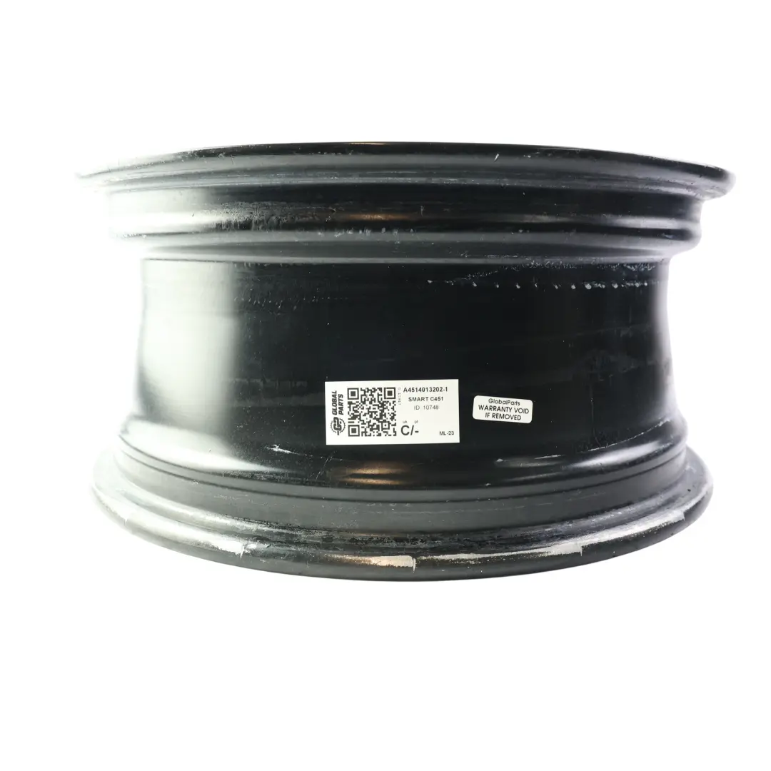 Cerchio in Lega Nero Posteriore 15" 6,5J ET:34,5 per Smart Fortwo 451 con numero di parte A4514013202 Smart Fortwo 451 Cerchio in Lega Nero Posteriore 15" 6,5J ET:34,5 - SKU A4514013202-1 - Numero di parte A4514013202