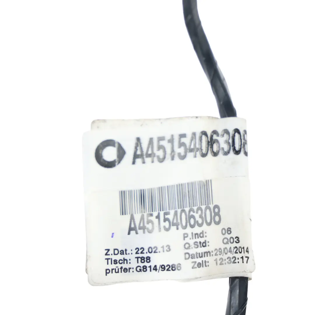 Smart Fortwo C451 Front Door Wiring Loom Cable Harness Right O/S - SKU RHD-A4515406308 - Part number A4515406308