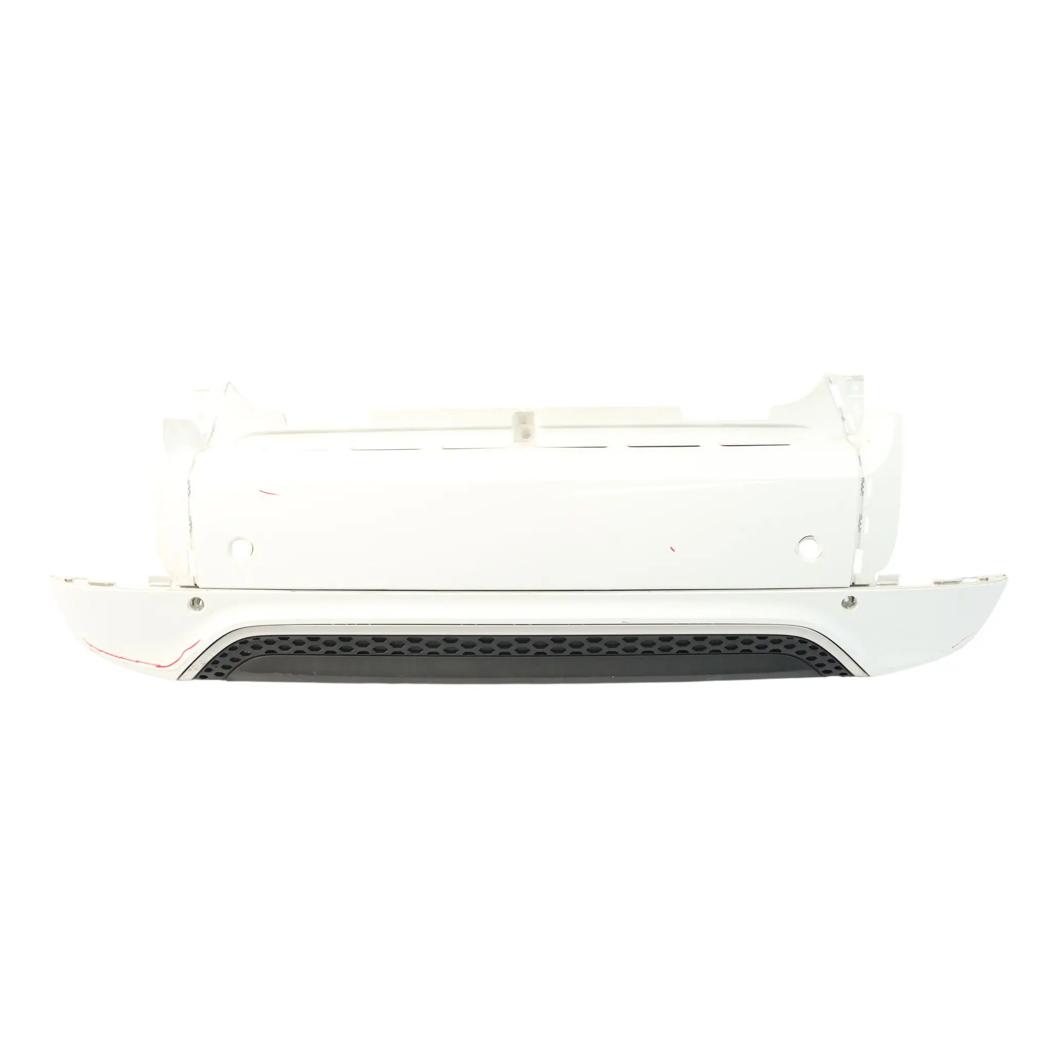 Smart Fortwo 451 Rear Bumper Centre Panel Upper Cover White