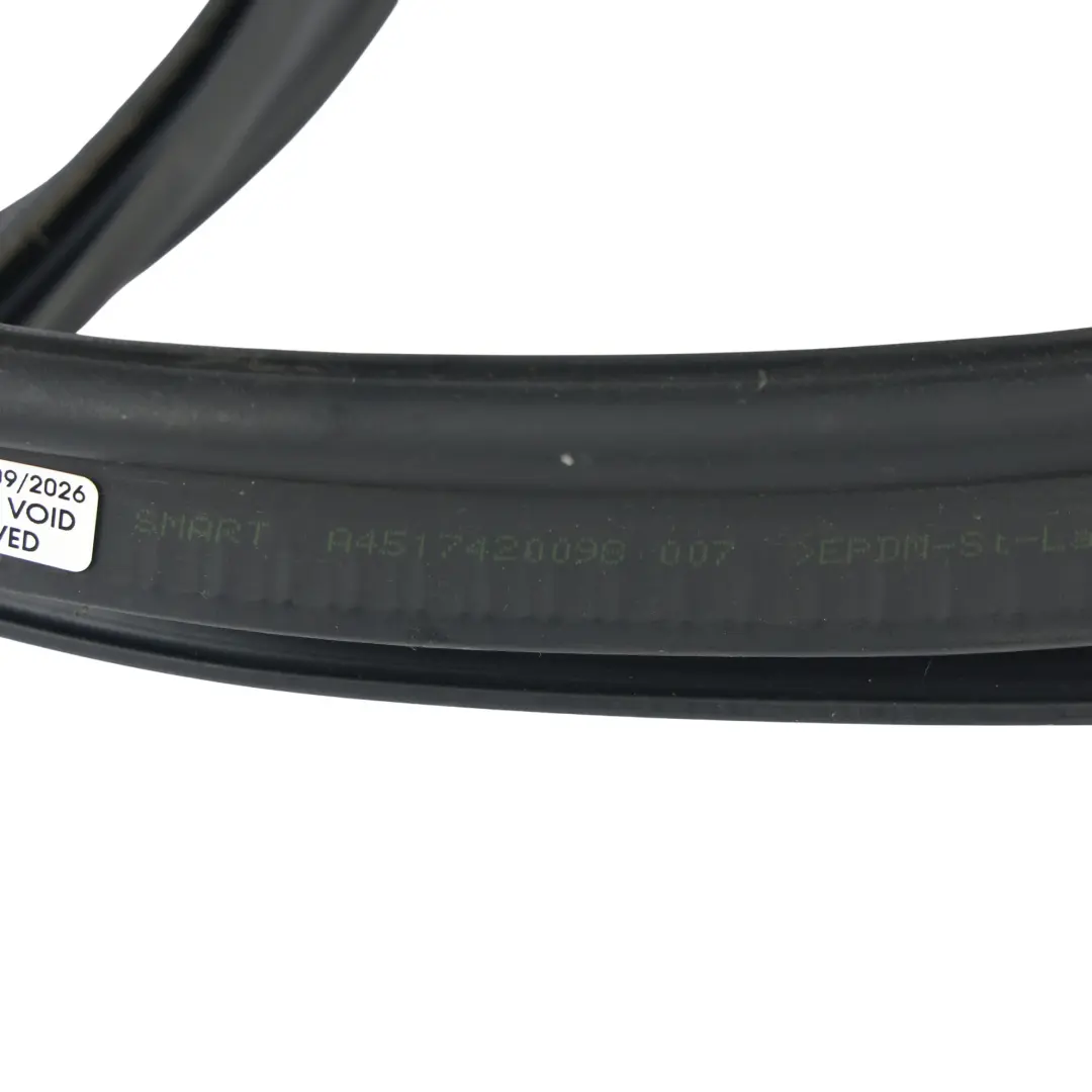 Smart Fortwo C451 Rear Tailgate Boot Lid Trunk Seal Gasket Rubber - SKU A4517420198 - Part number A4517420198