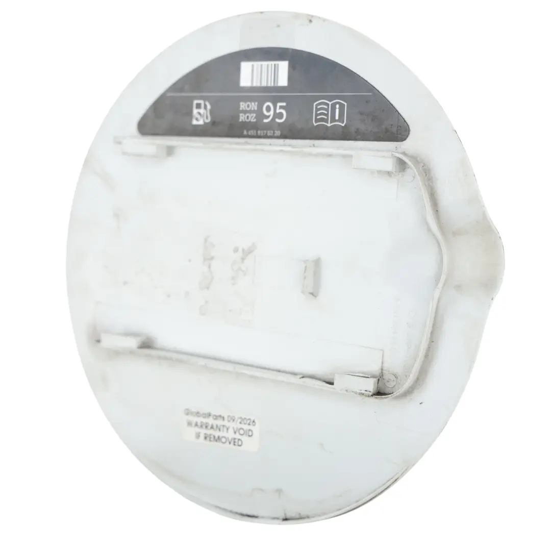 Smart Fortwo C451 Tapa Boca de Llenado Combustible Blanca - EAZ - SKU A4517540306-WHIT - Número de pieza A4517540306