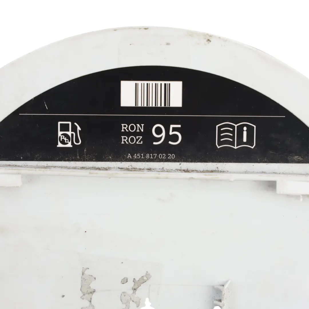 Smart Fortwo C451 Tapa Boca de Llenado Combustible Blanca - EAZ - SKU A4517540306-WHIT - Número de pieza A4517540306