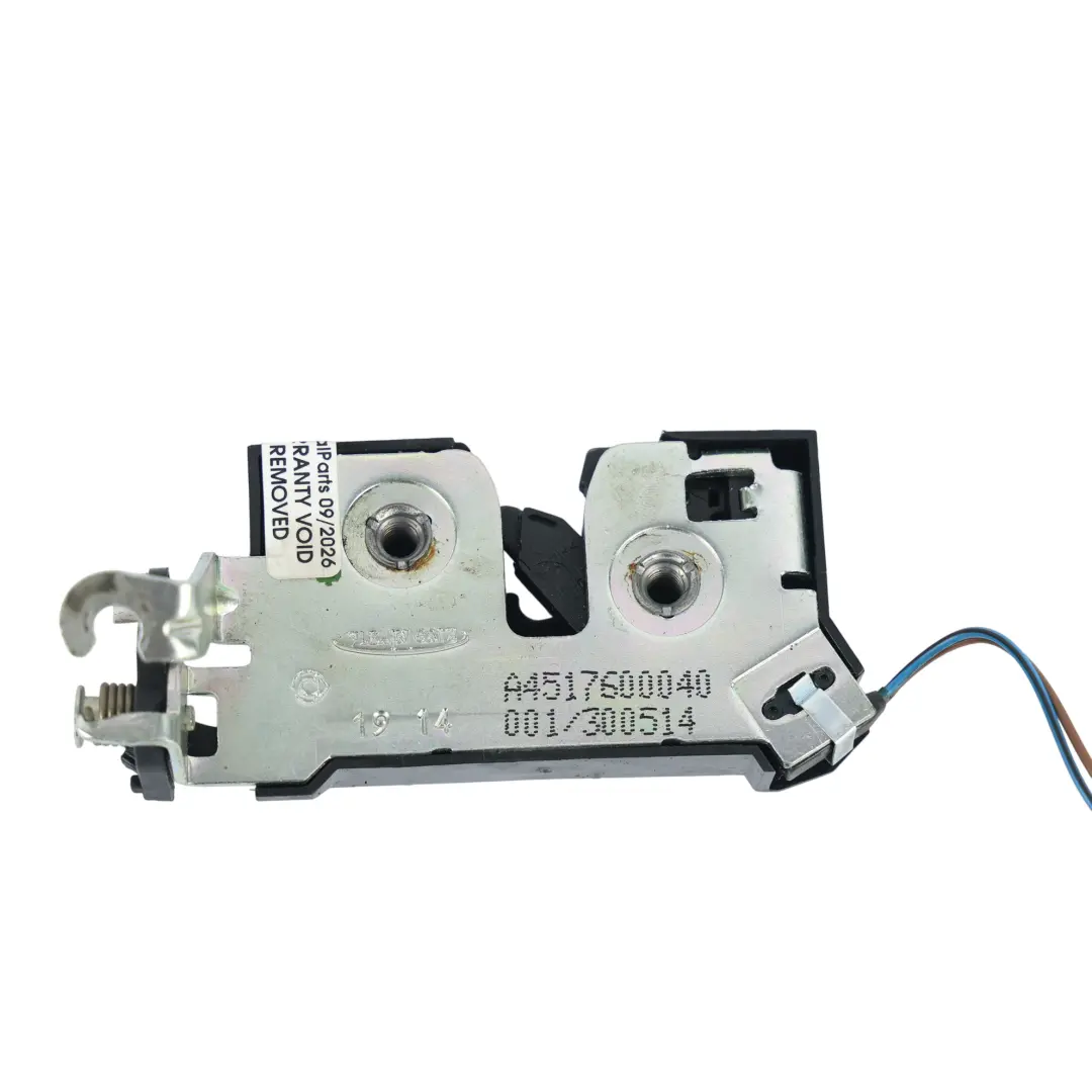 Smart Fortwo 451 Serrure Coffre Hayon Arrière - SKU A4517600040 - Numéro de pièce A4517600040