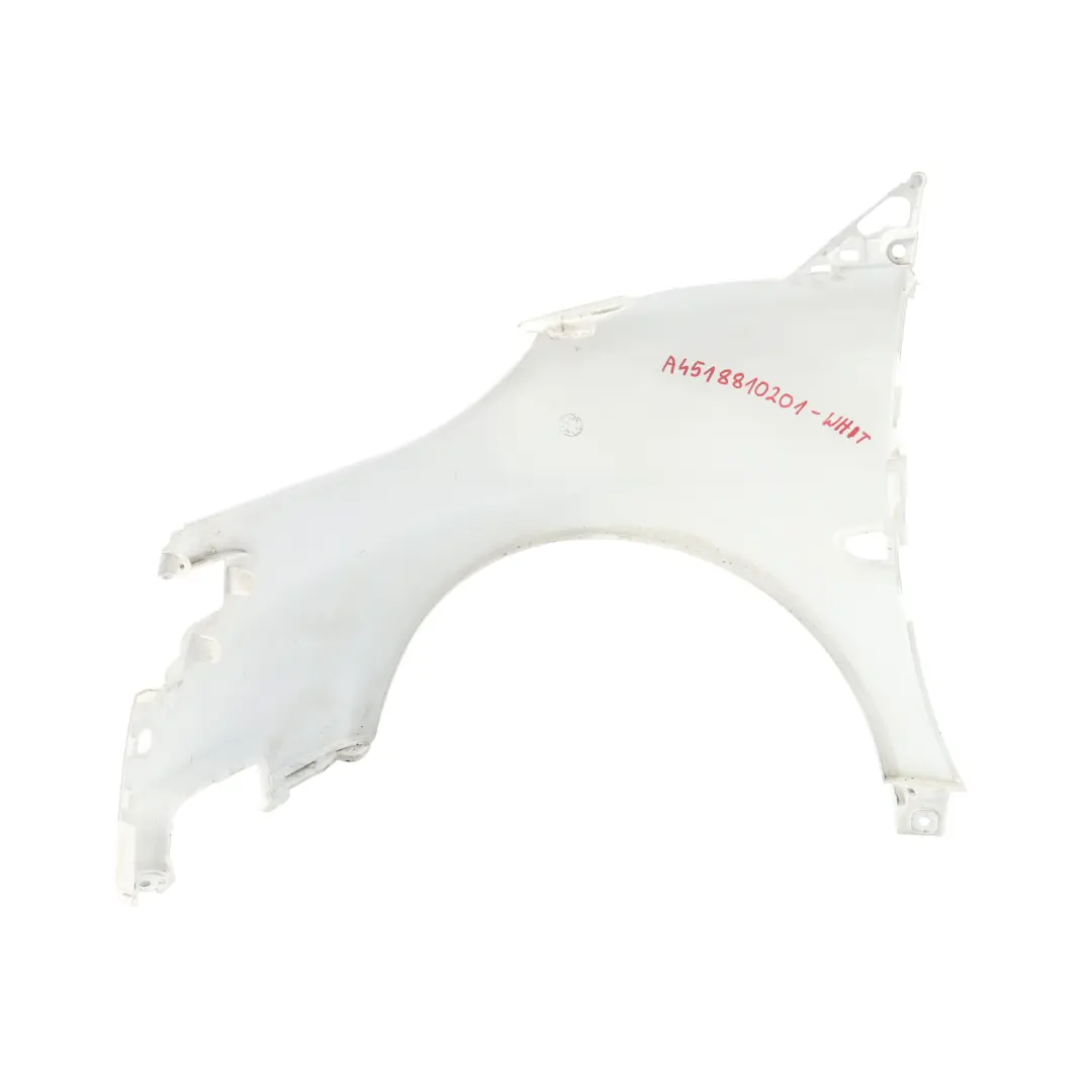 Smart Fortwo 451 Side Panel Wing Fender Front Right O/S White - EAZ - SKU A4518810201-WHIT - Part number A4518810201