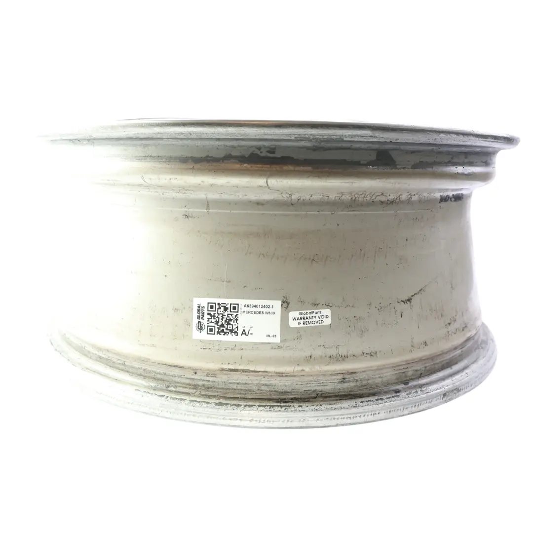  Jante Mercedes W639 en alliage argenté 17" 7J ET:56 - SKU A6394012402-1 - Numéro de pièce A6394012402