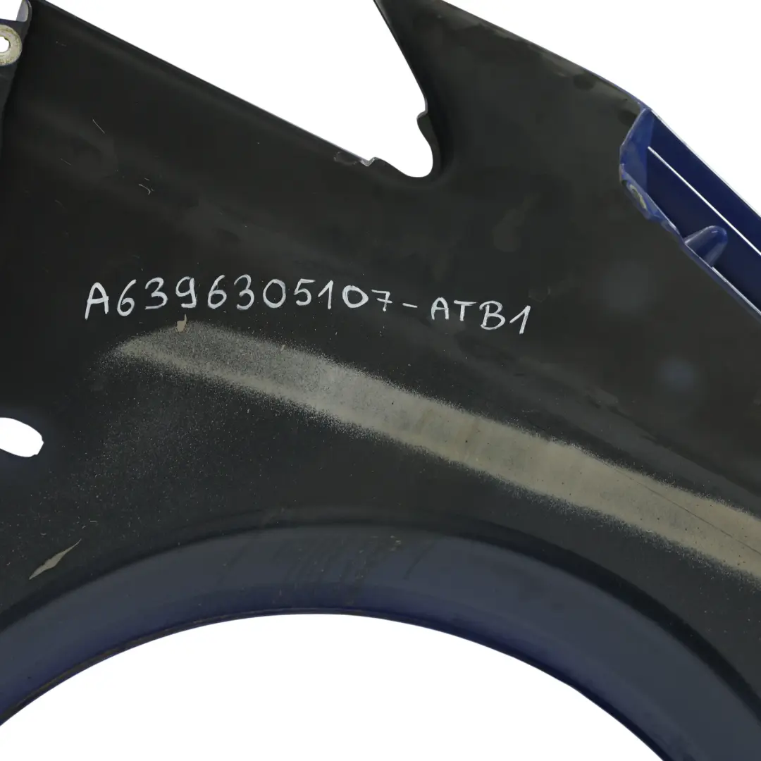 Mercedes Vito W639 Wing Panel Front Left N/S Fender Atlantis Blue - 373 - SKU A6396305107-ATB1 - Part number A6396305107