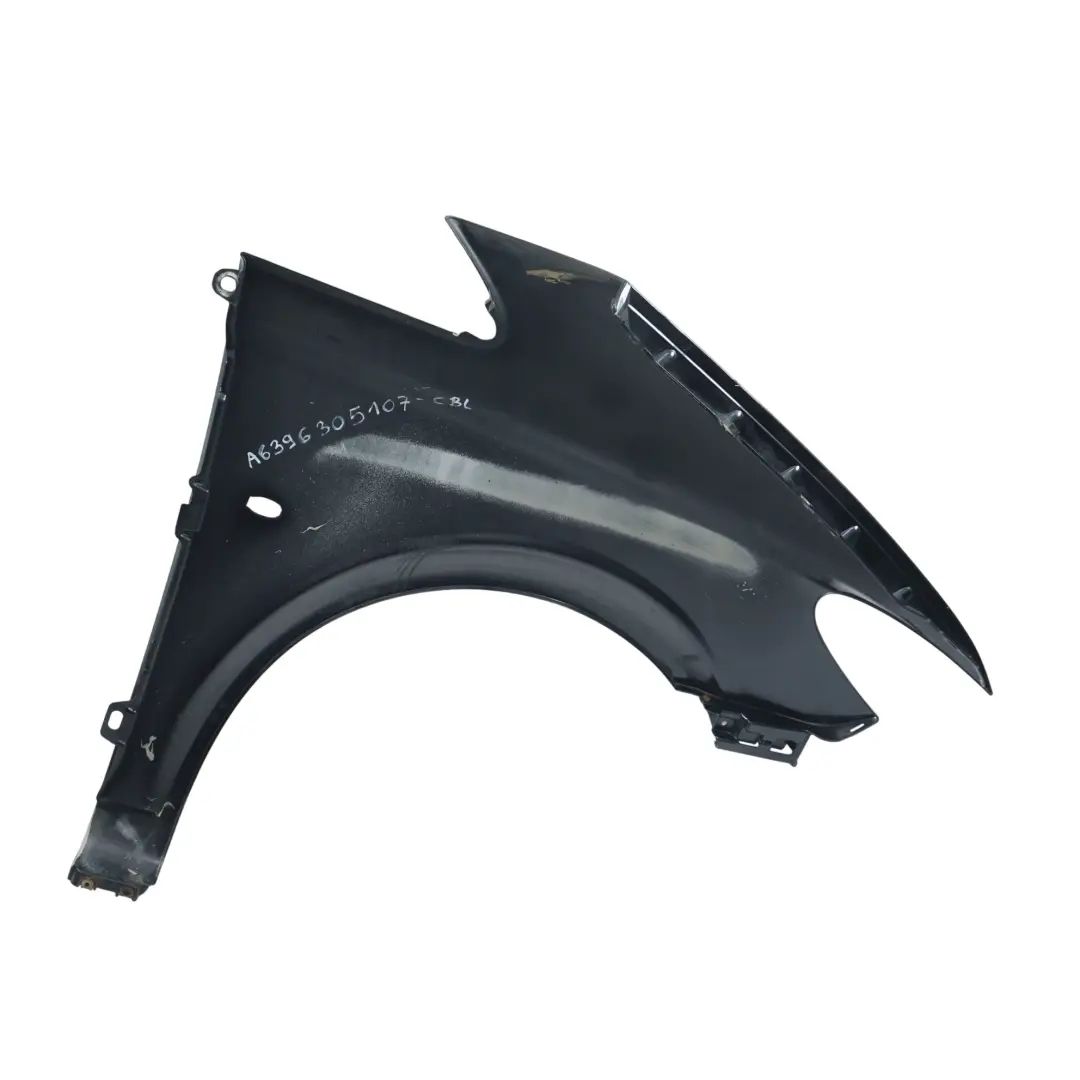 Wing Fender Panel Front Left N/S Side Trim Carbon Black - 040 to Mercedes Vito W639 with Part number A6396305107 Mercedes Vito W639 Wing Fender Panel Front Left N/S Side Trim Carbon Black - 040 - SKU A6396305107-CBL - Part number A6396305107