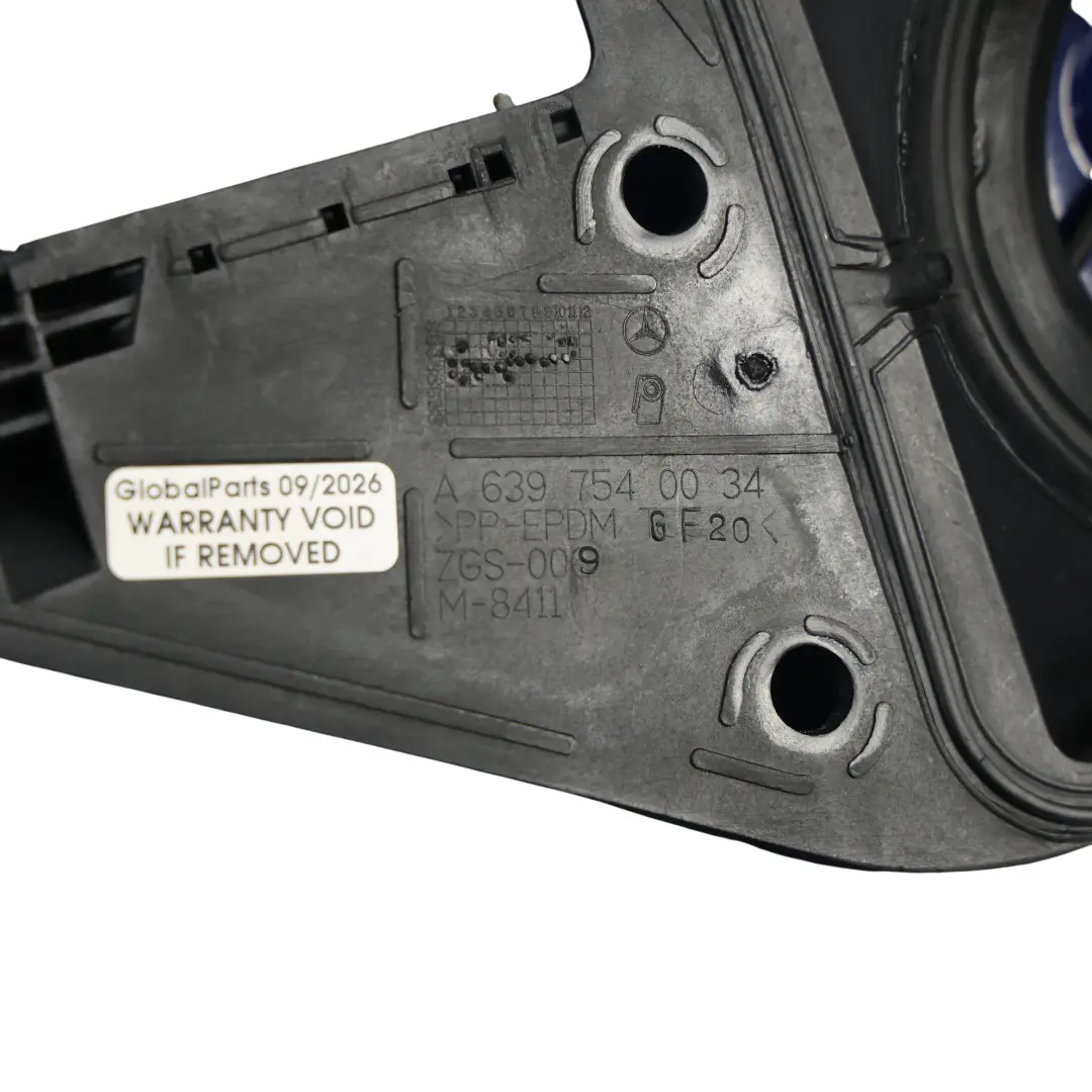 Filler Flap Cover Trim Atlantis Blue - 373 to Mercedes Vito Viano W639 Fuel with Part number A6397500304 Mercedes Vito Viano W639 Fuel Filler Flap Cover Trim Atlantis Blue - 373 - SKU A6397500304-ATB1 - Part number A6397500304