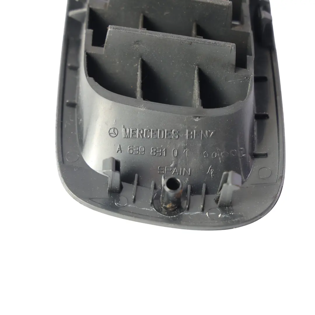Front Dashboard Air Vent Grille Anthracite Right O/S to Mercedes W639 with Part number A6398310100 Mercedes W639 Front Dashboard Air Vent Grille Anthracite Right O/S - SKU A6398310100-1 - Part number A6398310100