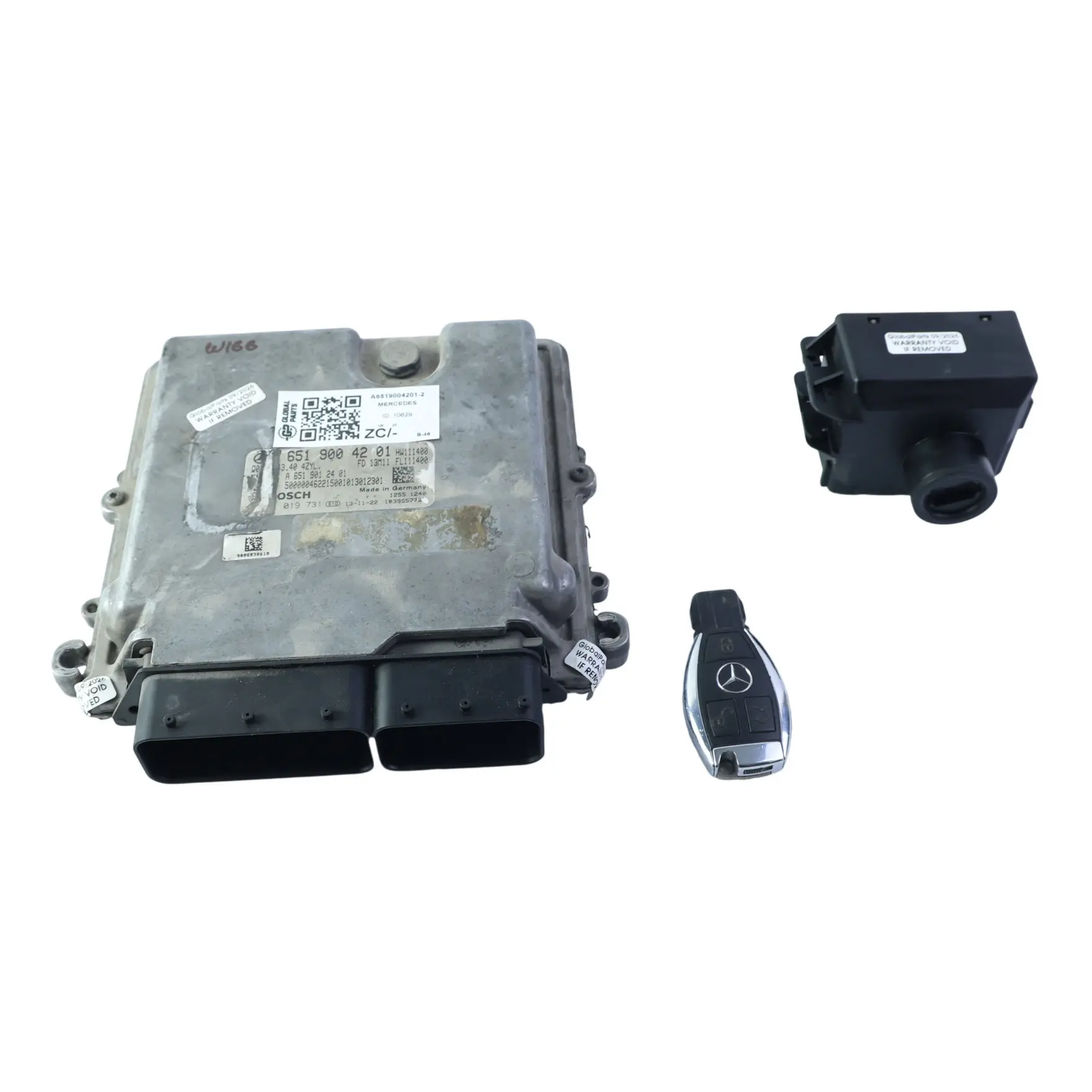 Mercedes GLE250 W166 OM651.960 204HP Engine ECU Kit Set A6519004201 Automatic