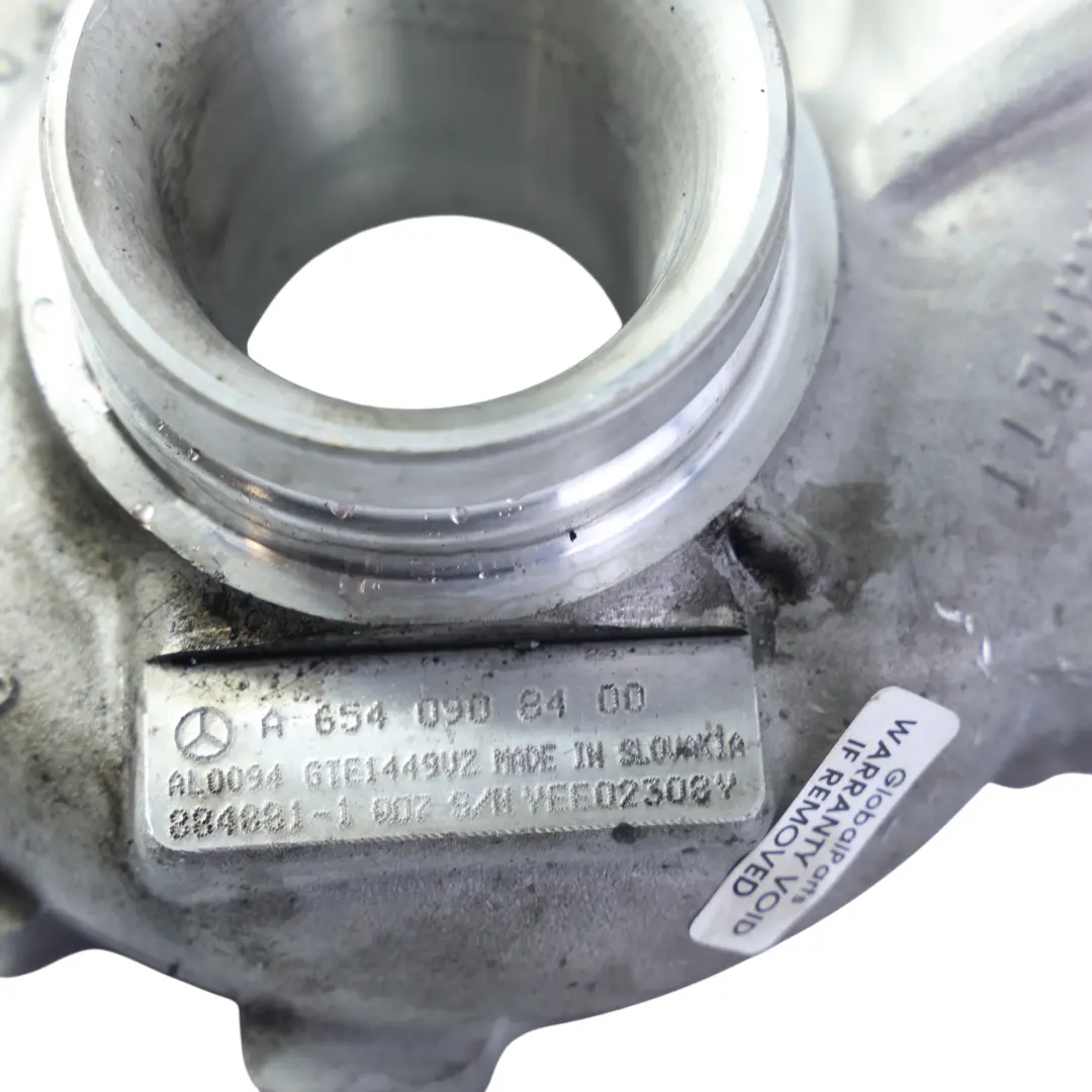 Mercedes W177 W247 C118 Turbolader Gehäuseabdeckung Diesel OM654 6NW010430-04 - SKU A6540908400-2 - Teilenummer A6540908400