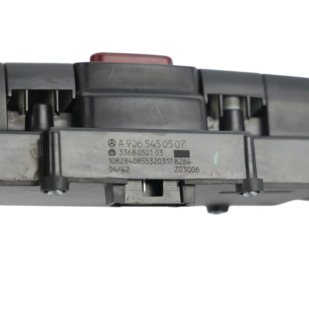 Mercedes Sprinter W906 Dashboard Panel Hazard ASR Locking Switch - SKU A9065450507-1 - Part number A9065450507