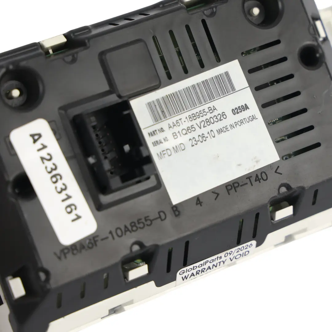 Ford Fiesta MK7 Módulo Unidad Pantalla Radio Multimedia - SKU AA6T-18B955-BA - Número de pieza AA6T-18B955-BA