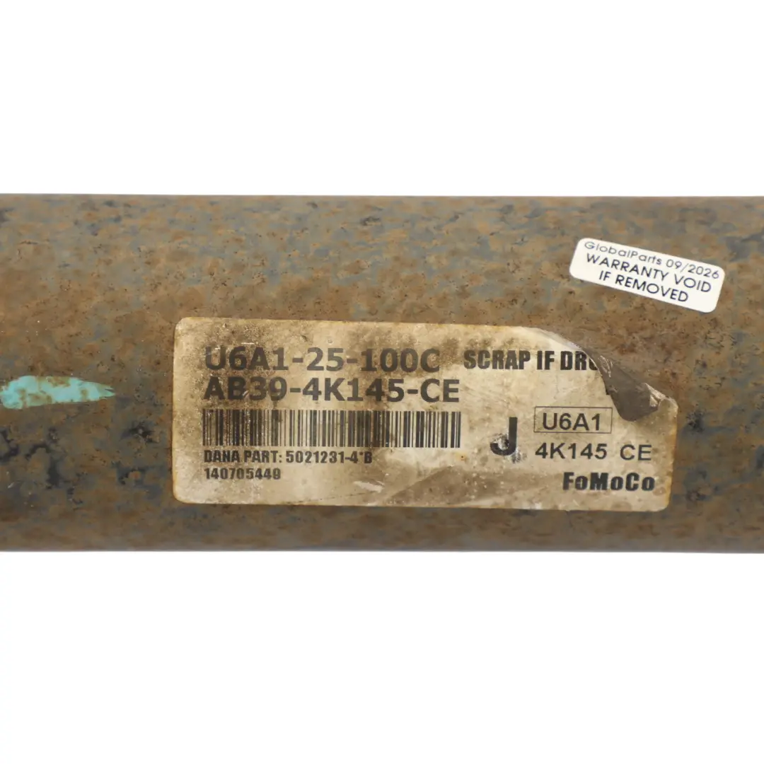 Mk3 Propshaft Rear 4WD 6 Speed Manual TDCi Diesel to Ford Ranger with Part number AB39-4K145-CE Ford Ranger Mk3 Propshaft Rear 4WD 6 Speed Manual TDCi Diesel - SKU AB39-4K145-CE - Part number AB39-4K145-CE