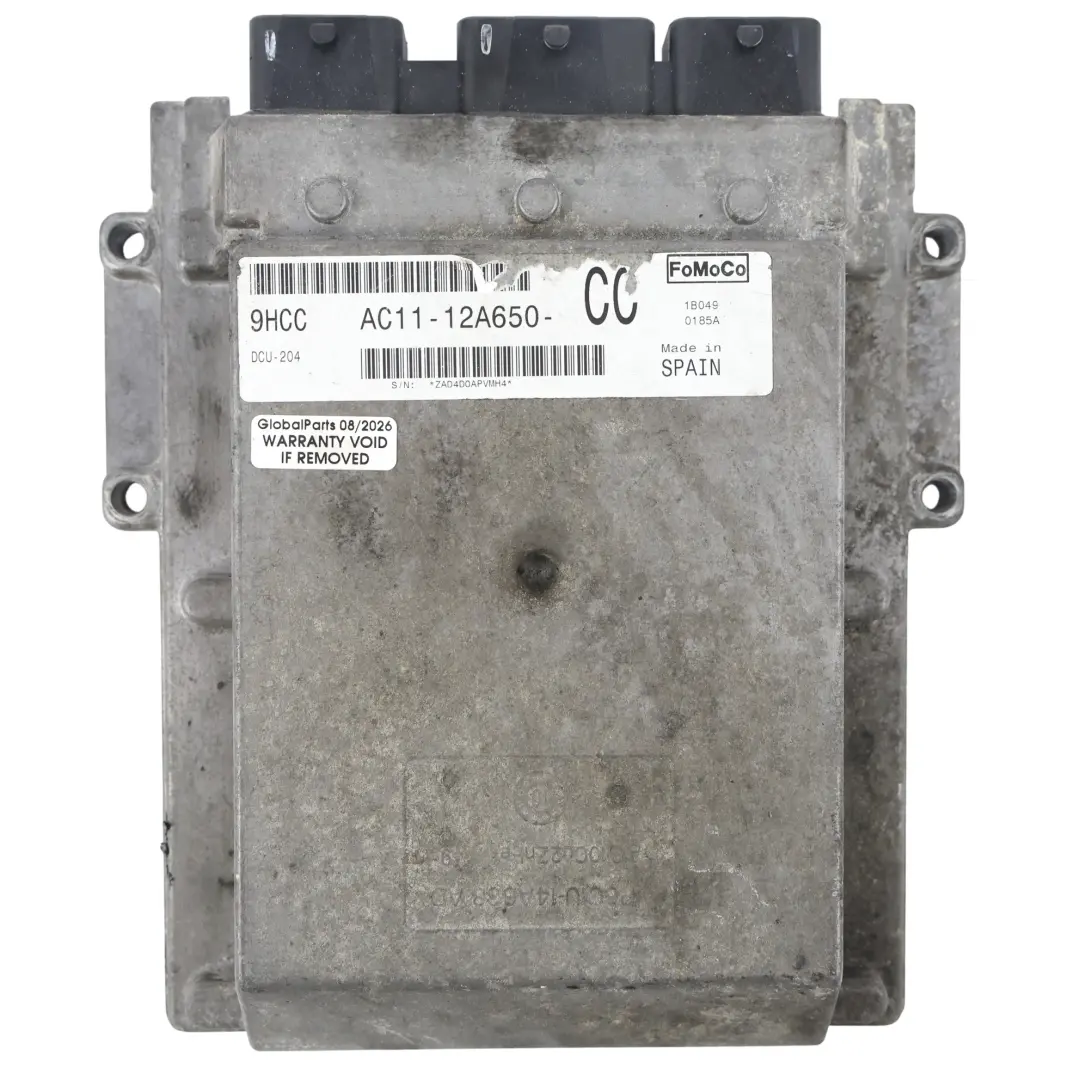 Ford Transit Mk7 Centralina Motore Manuale 2.2 TDCi P8FA 86HP - SKU AC11-12A650-CC - Numero di parte AC11-12A650-CC