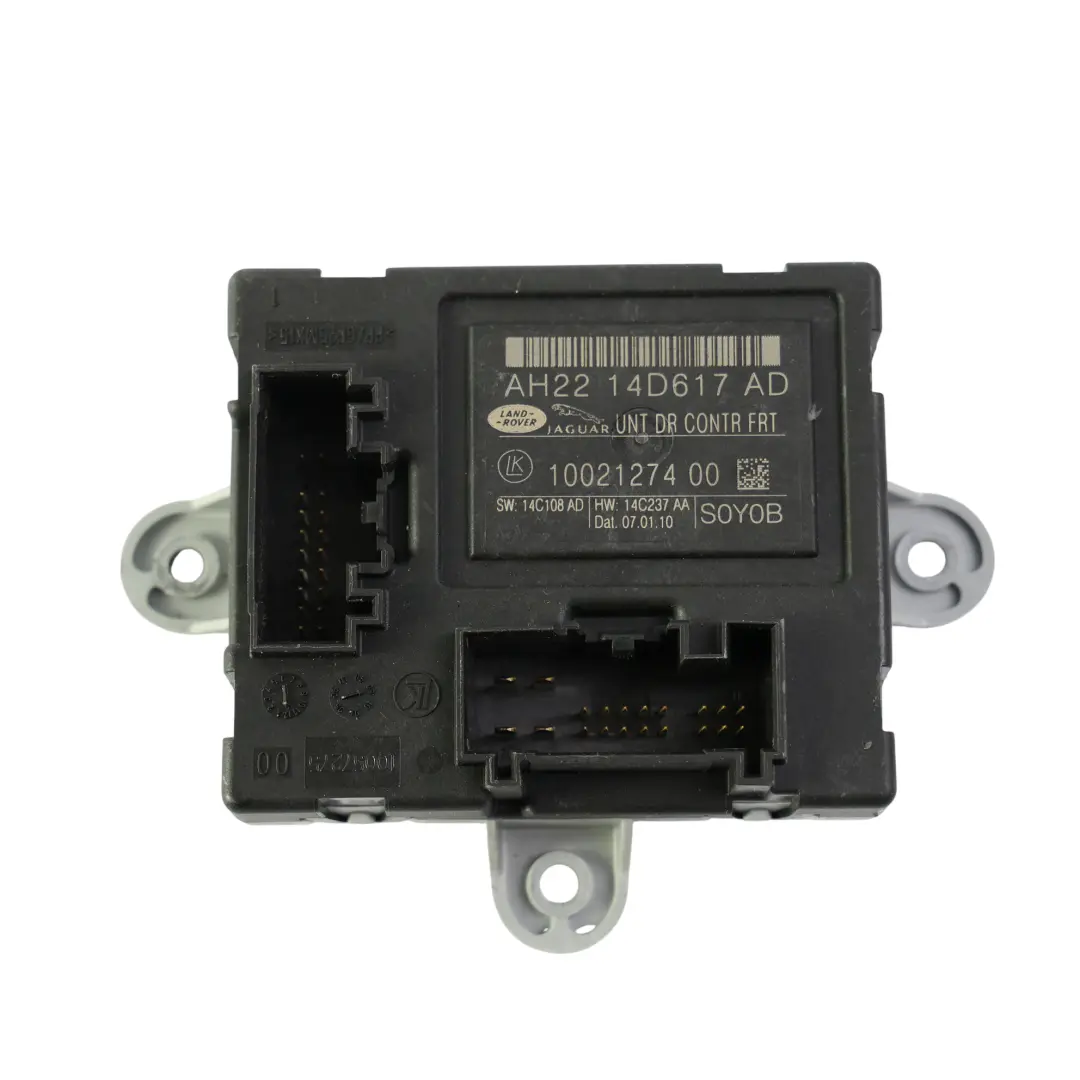 Front Door Control Module Passenger Side to Range Rover Sport L320 with Part number AH22-14D617-AD Range Rover Sport L320 Front Door Control Module Passenger Side - SKU AH22-14D617-AD - Part number AH22-14D617-AD