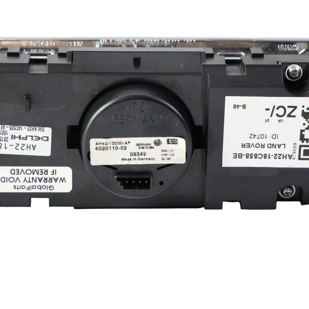 Przełącznik Radia do Land Rover Discovery 4 L319 Sport L320 o numerze AH22-18C858-BE Land Rover Discovery 4 L319 Sport L320 Przełącznik Radia - SKU AH22-18C858-BE - Numer Części AH22-18C858-BE
