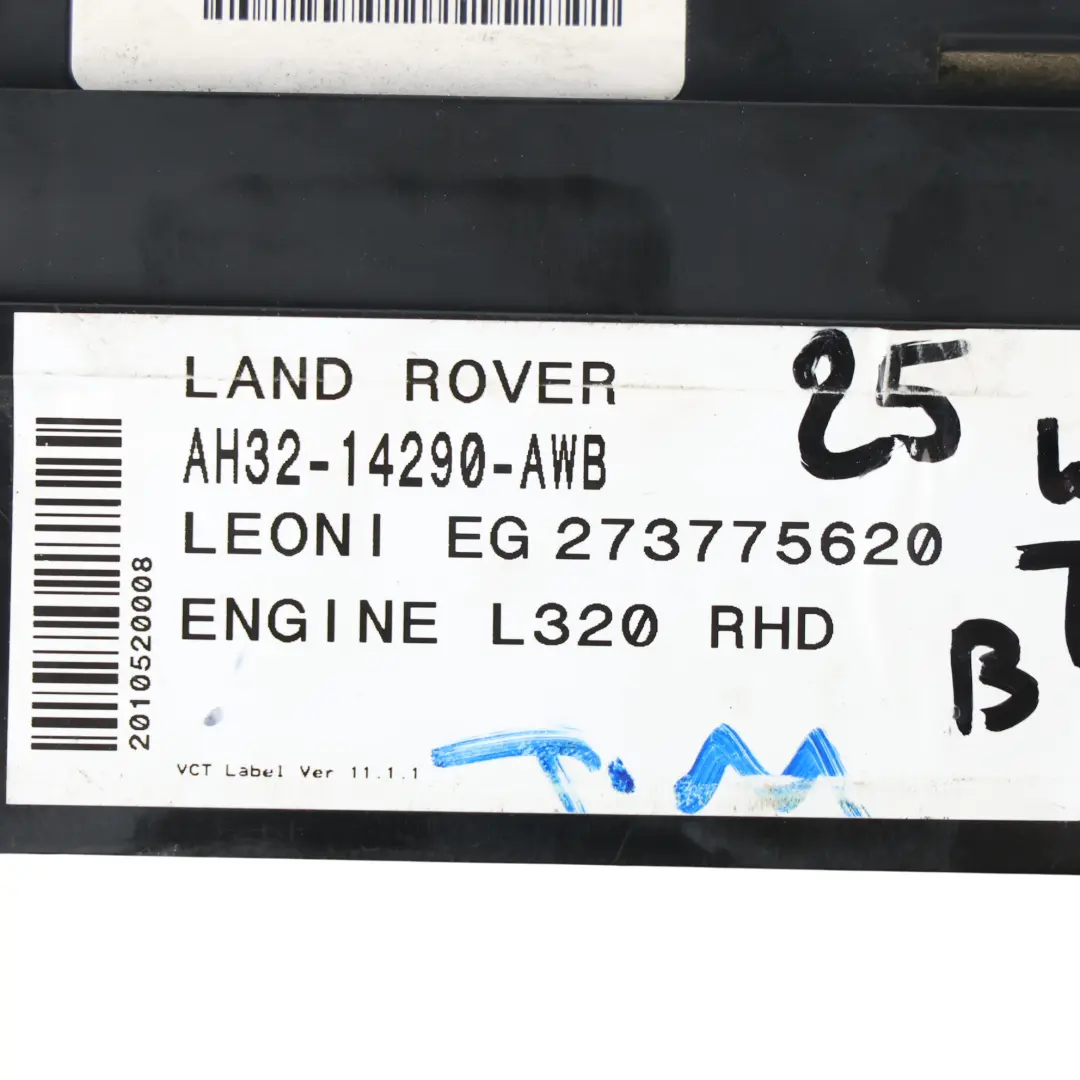 Fuse Box Electrical Unit AH32-14290-AWB to Range Rover Sport L320 Engine with Part number LR016057 Range Rover Sport L320 Engine Fuse Box Electrical Unit AH32-14290-AWB - SKU RHD-LR016057 - Part number LR016057