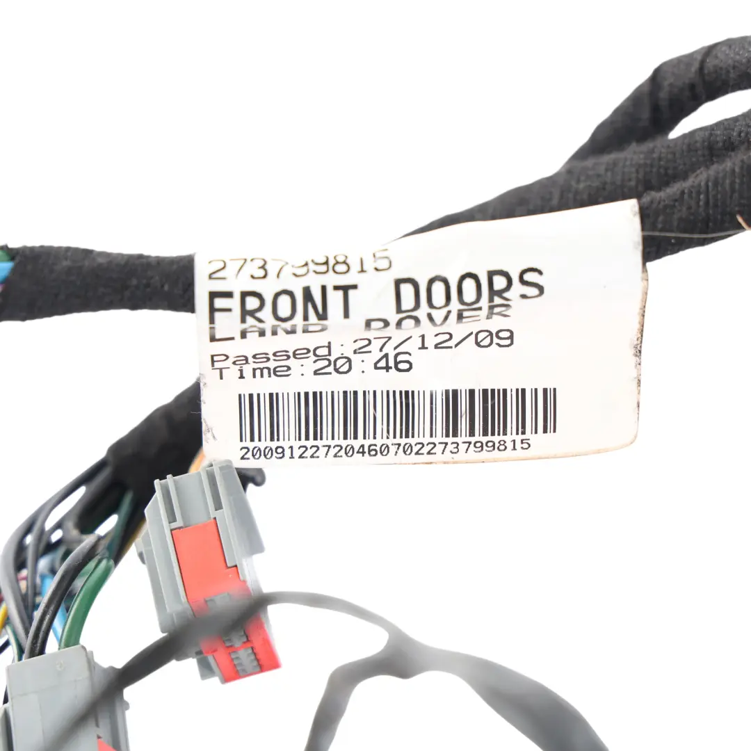 Range Rover Sport L320 Front Door Wire Harness Passenger Side - SKU RHD-AH32-14630-AEC - Part number AH32-14630-AEC