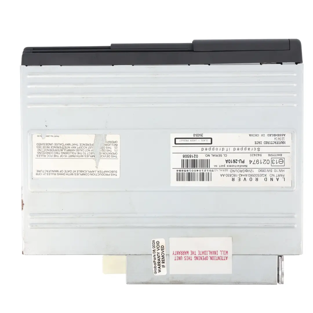 Land Rover Range Rover L322 Cambiador CD 6 Discos Radio - SKU AH42-18C830-AA - Número de pieza AH42-18C830-AA