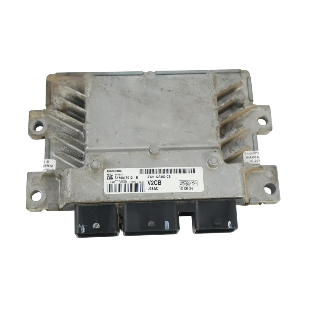 Calculateur Moteur ECU 1.25 SNJA Manuelle 82HP pour Ford Fiesta Mk7 à propos du numéro de pièce AV21-12A650-CB Ford Fiesta Mk7 Calculateur Moteur ECU 1.25 SNJA Manuelle 82HP - SKU AV21-12A650-CB - Numéro de pièce AV21-12A650-CB
