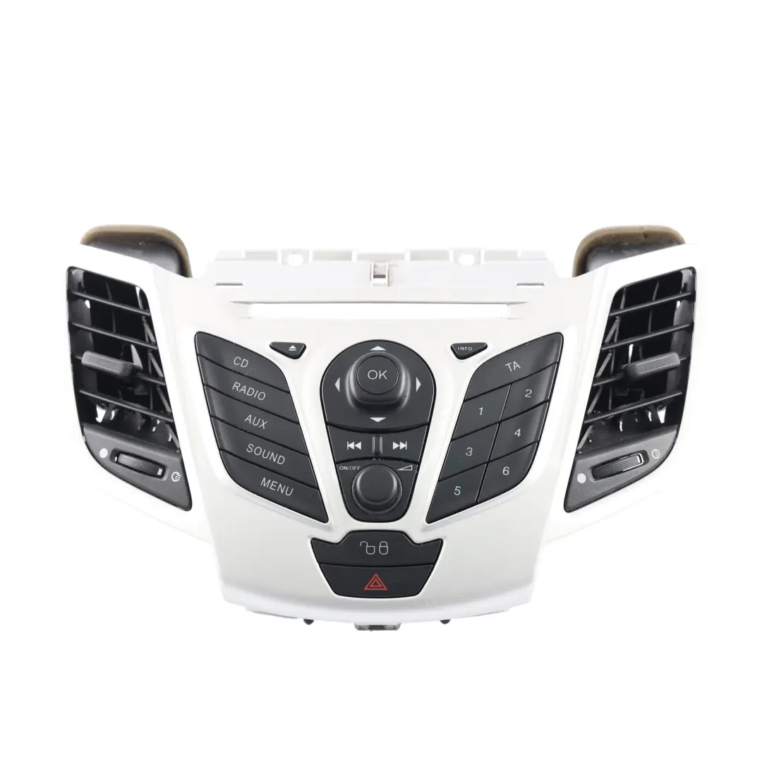 Panel Radia Ramka Obudowa 8A6T-18K811-BE do Ford Fiesta Mk7 o numerze 8A6T-18K811-AD Ford Fiesta Mk7 Panel Radia Ramka Obudowa 8A6T-18K811-BE - SKU 1682422-2 - Numer Części 8A6T-18K811-AD