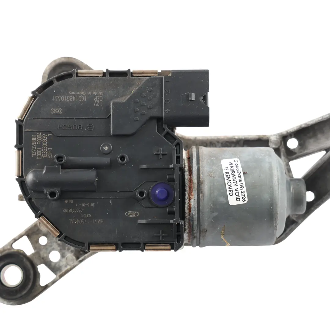 Mk3 Front Windscreen Wiper Motor Left N/S to Ford Focus with Part number BM51-17504-AL Ford Focus Mk3 Front Windscreen Wiper Motor Left N/S - SKU BM51-17504-AL - Part number BM51-17504-AL
