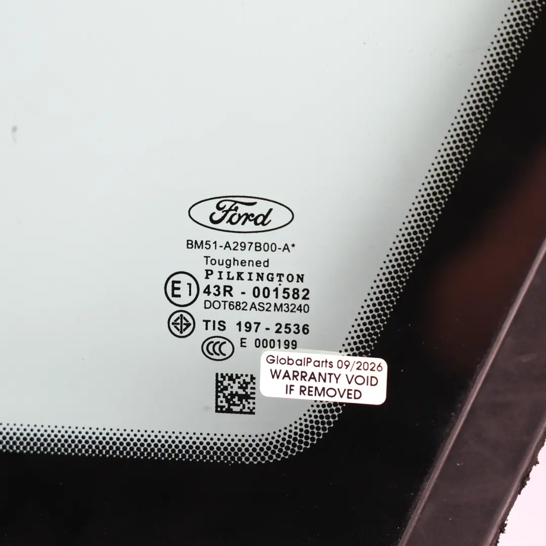 Ford Focus Mk3 Seitenscheibe Hinten Rechts AS3 - SKU BM51-A297B00-A - Teilenummer BM51-A297B00-A