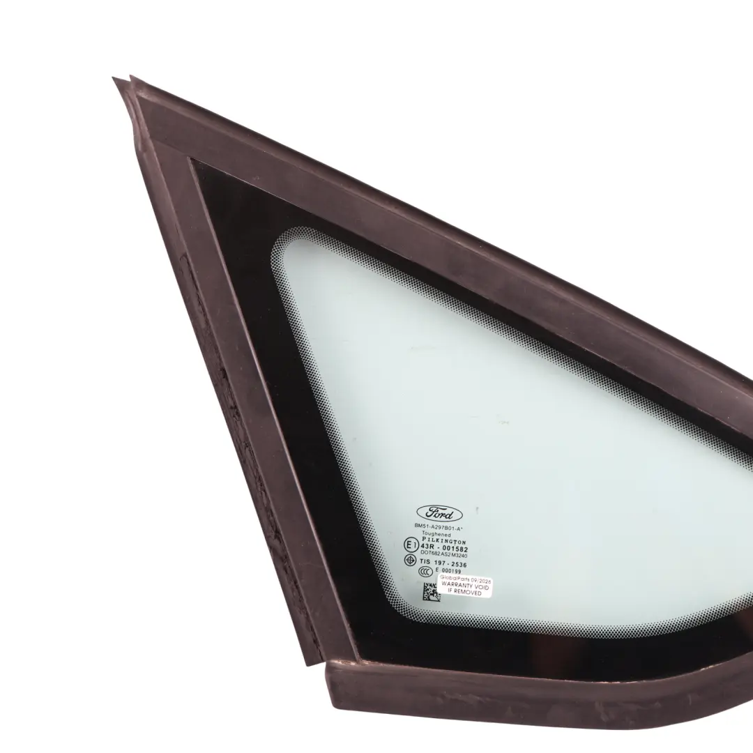 Ford Focus Mk3 Rear Side Quarter Window Glass AS3 Left N/S - SKU BM51-A297B01-A - Part number BM51-A297B01-A