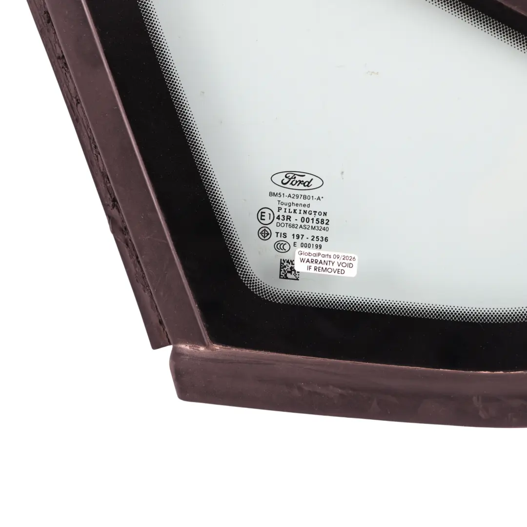 Ford Focus Mk3 Rear Side Quarter Window Glass AS3 Left N/S - SKU BM51-A297B01-A - Part number BM51-A297B01-A