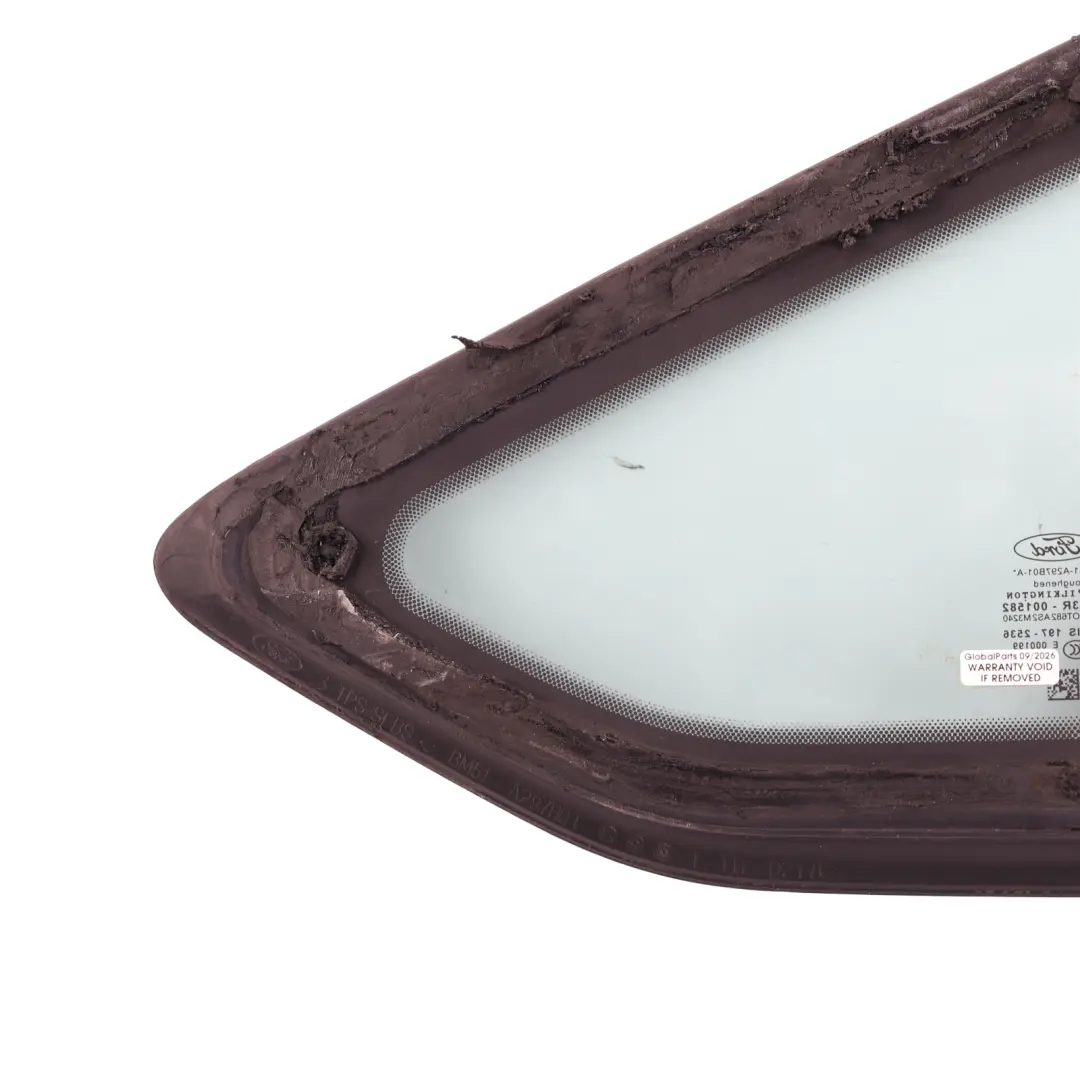 Mk3 Rear Side Quarter Window Glass AS3 Left N/S to Ford Focus with Part number BM51-A297B01-A Ford Focus Mk3 Rear Side Quarter Window Glass AS3 Left N/S - SKU BM51-A297B01-A - Part number BM51-A297B01-A