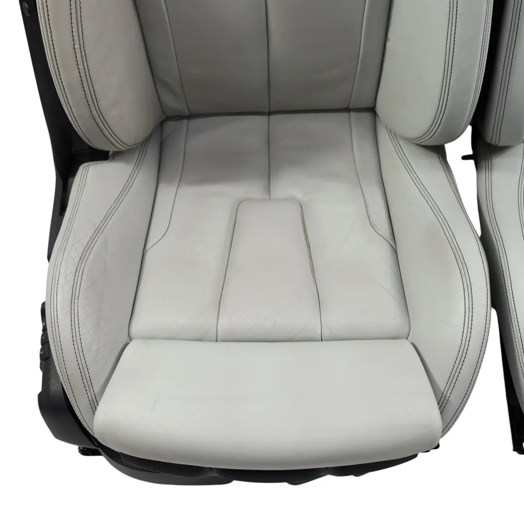 BMW F12 M6 Leather Seats Merino Silverstone Heated M Seat Multifunction Electric - SKU BMW-F12-M6-SEATS-SET-LEATHER-SILVERSTONE-LKA9 - Part number BMW-F12-M6-SEATS-SET-LEATHER-SILVERSTONE-LKA9