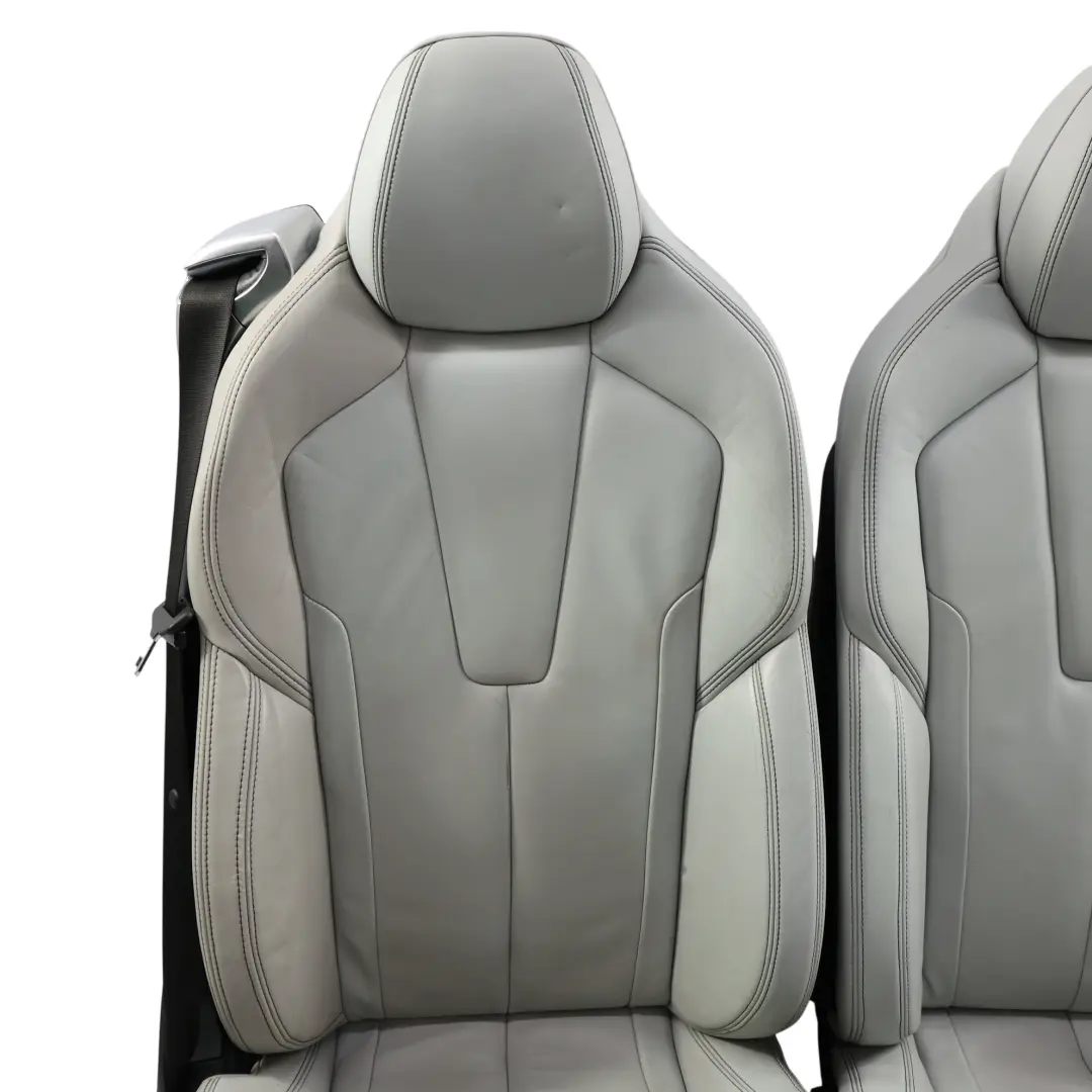 BMW F12 M6 Leather Seats Merino Silverstone Heated M Seat Multifunction Electric - SKU BMW-F12-M6-SEATS-SET-LEATHER-SILVERSTONE-LKA9 - Part number BMW-F12-M6-SEATS-SET-LEATHER-SILVERSTONE-LKA9
