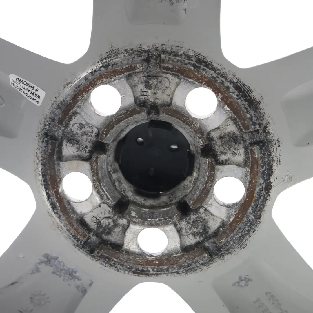 Mk4 Alloy Wheel Rim Silver 5 Spoke 18" 8J ET:55 to Ford Mondeo with Part number BS7J-FA Ford Mondeo Mk4 Alloy Wheel Rim Silver 5 Spoke 18" 8J ET:55 - SKU BS7J-FA-2 - Part number BS7J-FA