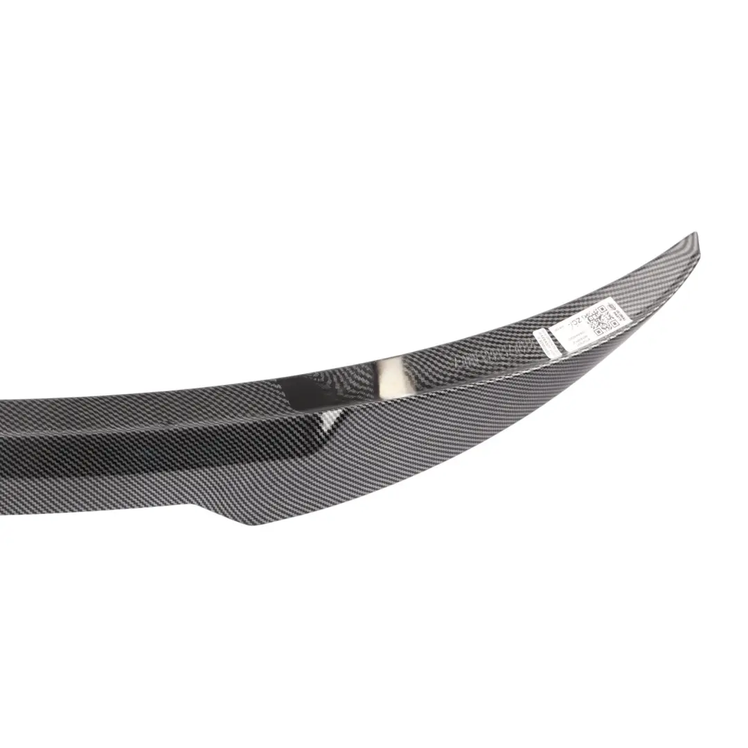 BMW E92 Coupe Rear Boot Tailgate Trunk Lid Spoiler Carbon Look AMP-Z - SKU BTQPZST-661AMP-Z - Part number BTQPZST-661AMP-Z