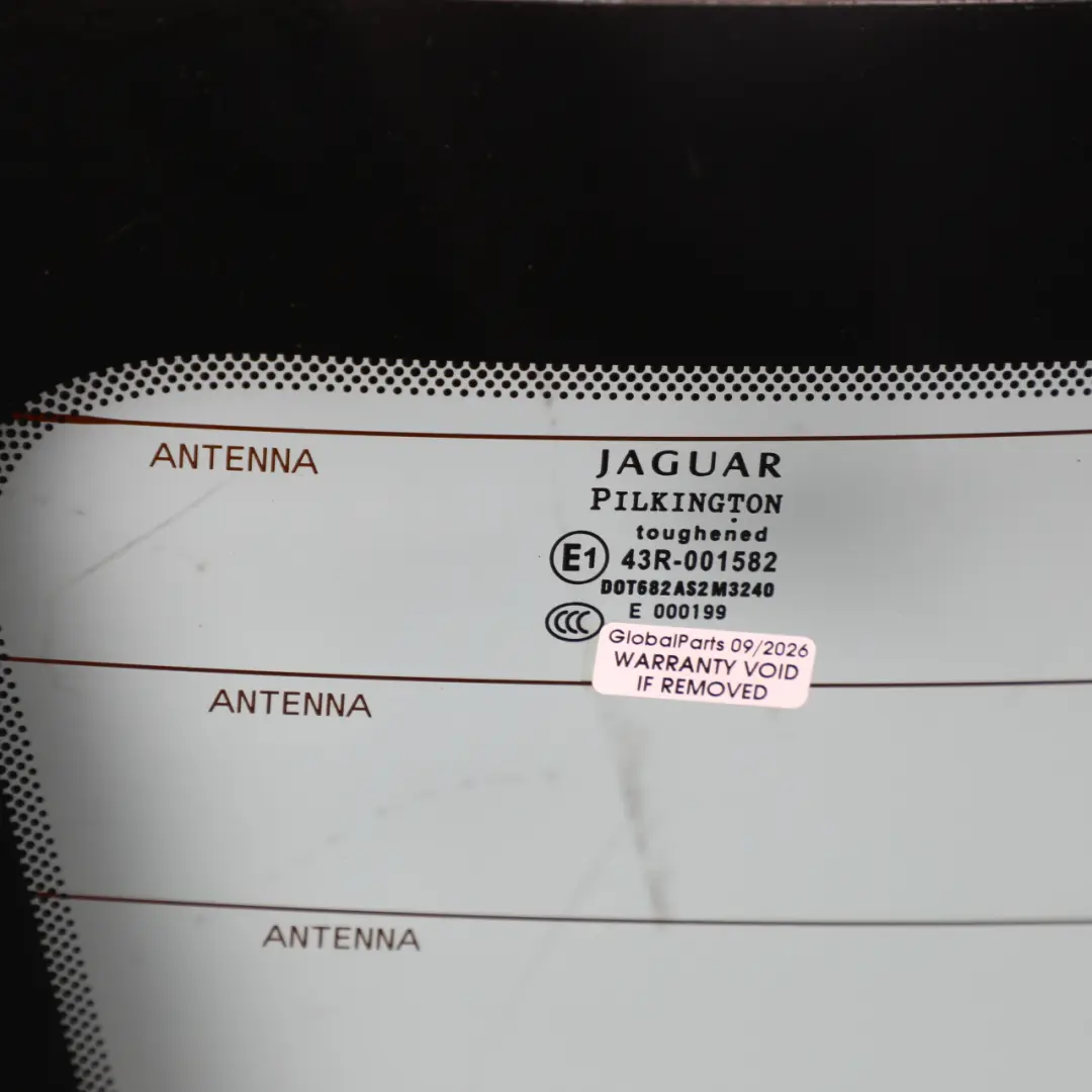 Jaguar XF X250 Rear Window Boot Lid Tailgate Glass Glazing AS2 - SKU C2Z12106 - Part number C2Z12106