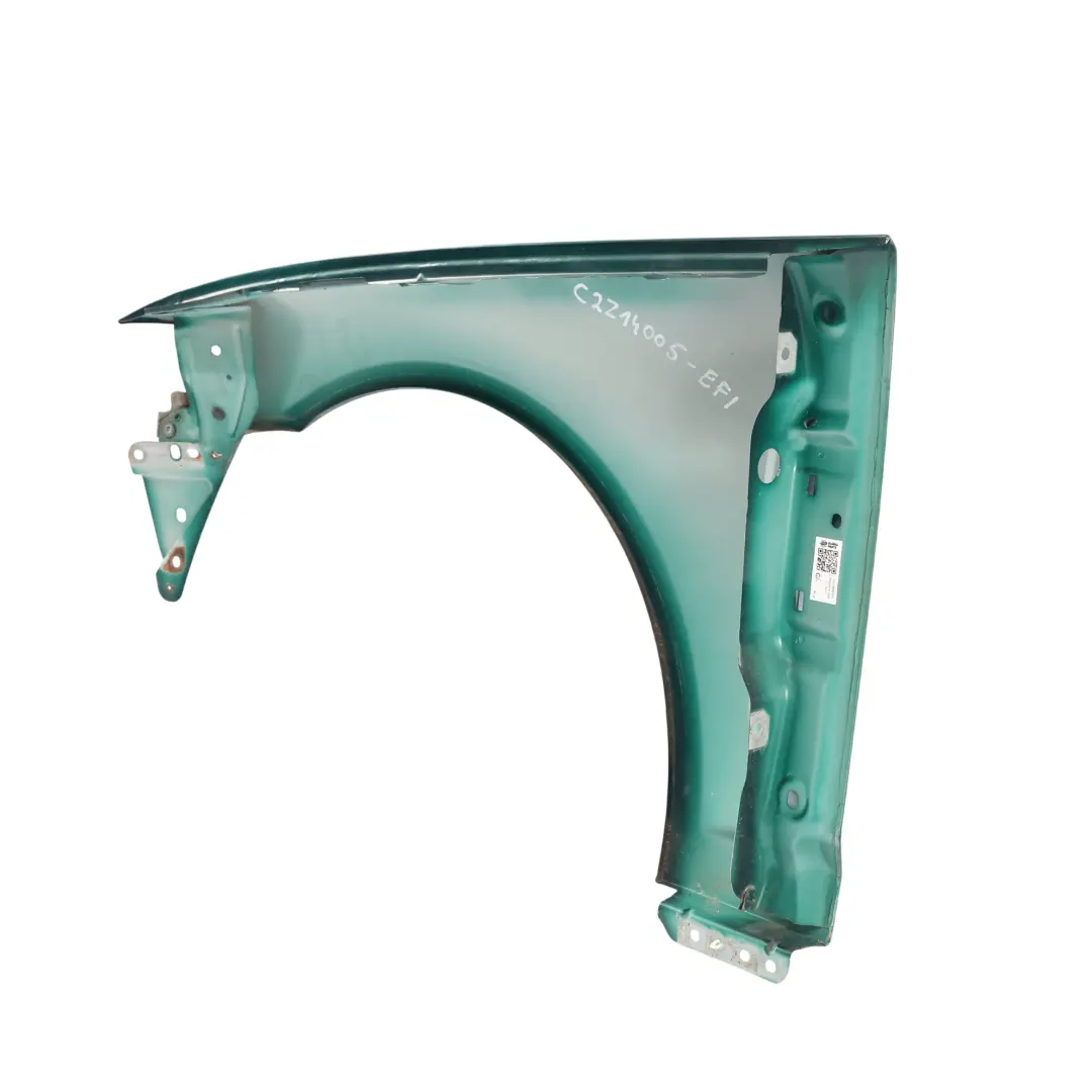 Jaguar XF250 Guardabarros Delantero Izquierdo Verde Esmeralda 2074 - SKU C2Z14005-EFI - Número de pieza C2Z14005