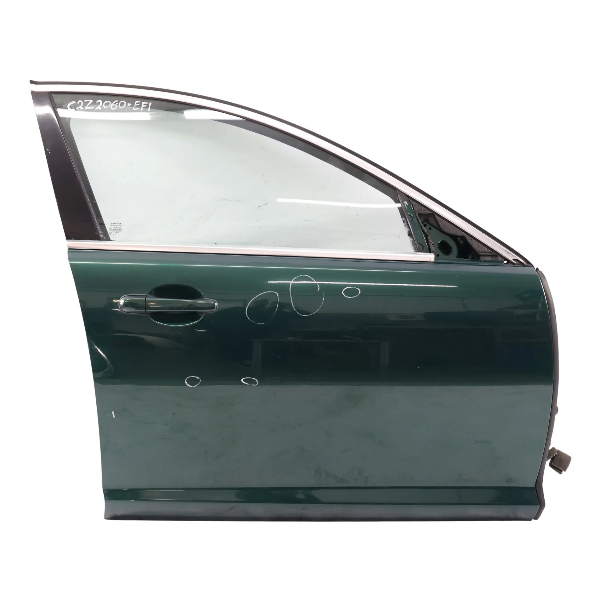 Jaguar XF X250 Door Front Right O/S Emerald Fire - 2074