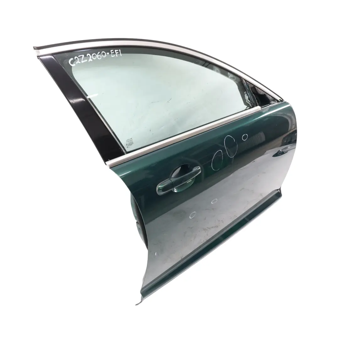 Door Front Right O/S Emerald Fire - 2074 to Jaguar XF X250 with Part number C2Z2060 Jaguar XF X250 Door Front Right O/S Emerald Fire - 2074 - SKU C2Z2060-EFI - Part number C2Z2060