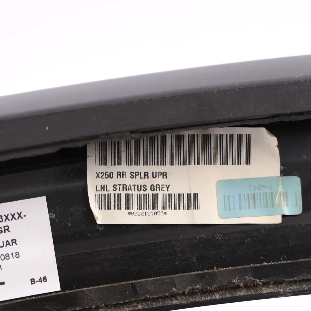 Jaguar XF X250 Rear Spoiler Wing Cover Strip Stratus Grey - 2127 JBC2532 - SKU C2Z5623XXX-STGR - Part number C2Z5623XXX